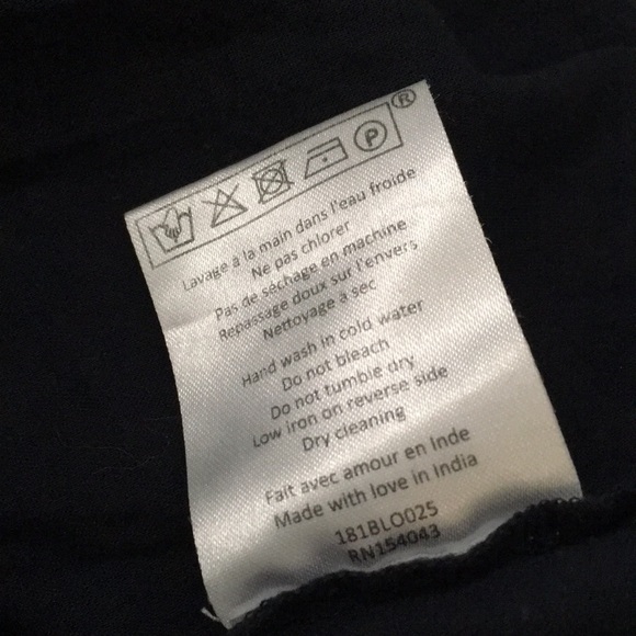 Sezane eyelet Crochet lace tie front blouse 36 - Picture 8 of 8